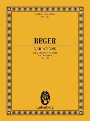 cover image of Variations and Fugue
